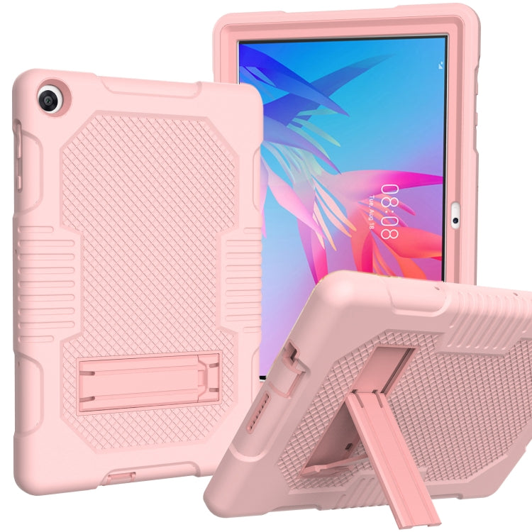 Contrast Color Robot Shockproof Silicone + PC Protective Case with Holder, For Huawei MatePad T10, For Huawei MatePad T8 8.0(2020)