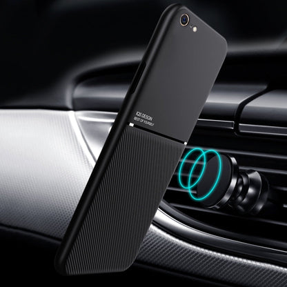 Classic Tilt Strip Grain Magnetic Shockproof PC + TPU Case, For iPhone 6, For iPhone 6 Plus, For iPhone 8 Plus / 7 Plus, For iPhone 11, For iPhone 11 Pro, For iPhone 11 Pro Max