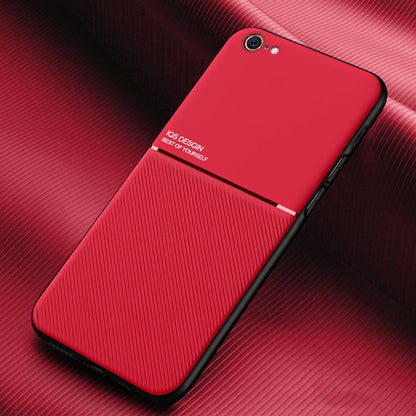 Classic Tilt Strip Grain Magnetic Shockproof PC + TPU Case, For iPhone 6, For iPhone 6 Plus, For iPhone 8 Plus / 7 Plus, For iPhone 11, For iPhone 11 Pro, For iPhone 11 Pro Max