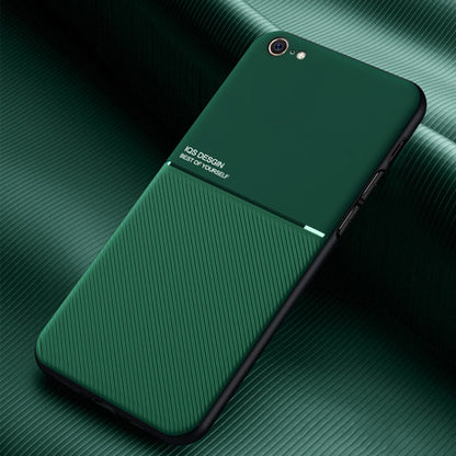 Classic Tilt Strip Grain Magnetic Shockproof PC + TPU Case, For iPhone 6, For iPhone 6 Plus, For iPhone 8 Plus / 7 Plus, For iPhone 11, For iPhone 11 Pro, For iPhone 11 Pro Max