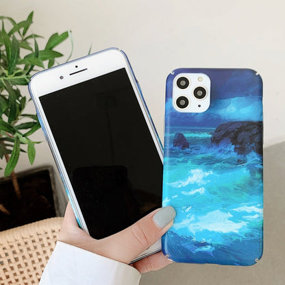 Water Stick Style Hard Protective Case, For iPhone 12 / 12 Pro