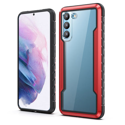 iPAKY Thunder Series Aluminum Frame + TPU Bumper + Clear PC Shockproof Case, For Samsung Galaxy S20, For Samsung Galaxy S20 Plus, For Samsung Galaxy S20 Ultra, For Samsung Galaxy S21 5G, For Samsung Galaxy S21+ 5G, For Samsung Galaxy S21 Ultra 5G