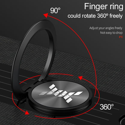 XINLI Stitching Cloth Textue Shockproof TPU Protective Case with Ring Holder, For iPhone 8 / 7, For iPhone 8 Plus / 7 Plus, For iPhone X / XS, For iPhone XR