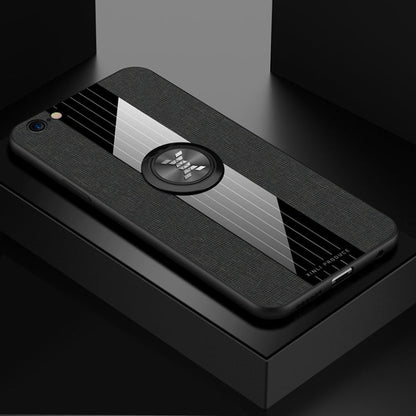 XINLI Stitching Cloth Textue Shockproof TPU Protective Case with Ring Holder, For iPhone XS Max, For iPhone 6 / 6s, For iPhone 6 Plus / 6s Plus