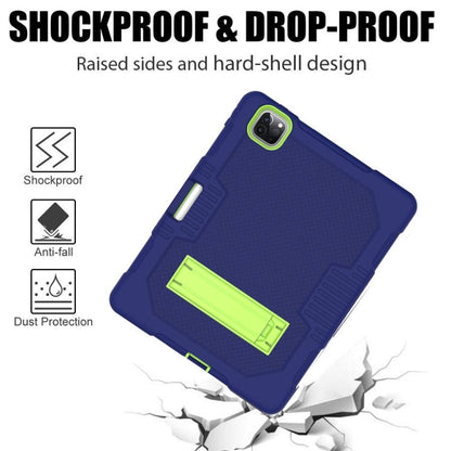 Contrast Color Robot Shockproof Silicone + PC Protective Case with Holder, For iPad Pro 12.9 inch (2018/2020), For iPad 9.7 (2017/2018), For Samsung Galaxy Tab S6 Lite P610