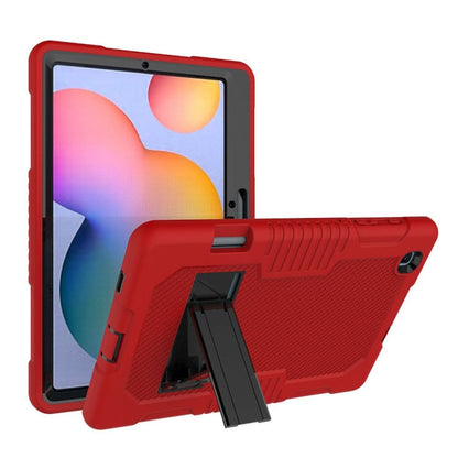 Contrast Color Robot Shockproof Silicone + PC Protective Case with Holder, For iPad Pro 12.9 inch (2018/2020), For iPad 9.7 (2017/2018), For Samsung Galaxy Tab S6 Lite P610