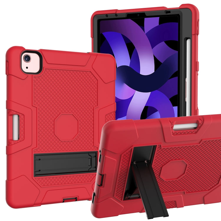 Contrast Color Robot Shockproof Silicone + PC Protective Case with Holder, For Samsung Galaxy Tab S6 Lite P610, For iPad 9.7 (2018 / 2017), For iPad Air 2022 / 2020 10.9 inch