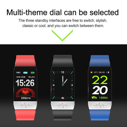 T1S 1.14 inch Screen IP67 Waterproof Smart Bracelet, Support Blood Oxygen Monitoring / Body Temperature Monitoring / Heart Rate Monitoring