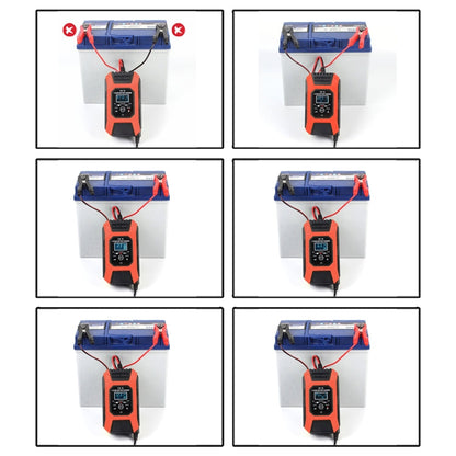 FOXSUR Car / Motorcycle Repair Charger 12V 7A 7-stage + Multi-battery Mode Lead-acid Battery Charger, US Plug, EU Plug, UK Plug