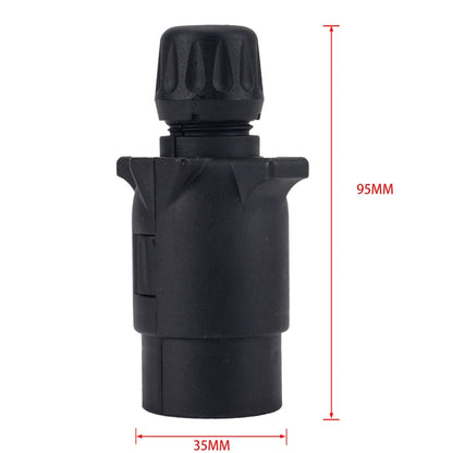 A4060 12V 7Pin EU Plug Socket Wiring Connector Adapter Plug Socket for Trailer, A4060
