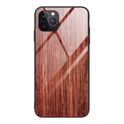 Wood Grain Tempered Glass + TPU Shockproof Case, For iPhone 12 mini, For iPhone 12 / 12 Pro, For iPhone 12 Pro Max