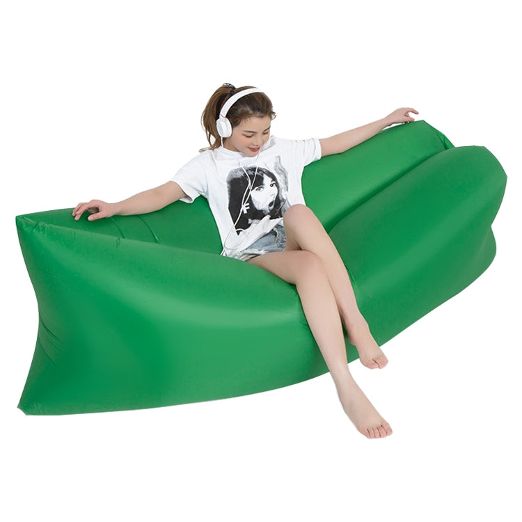 Outdoor Portable Lazy Water Inflatable Sofa Beach Grass Air Bed, Size: 200 x 70cm, 200 x 70cm Sky Blue, 200 x 70cm Black, 200 x 70cm Green, 200 x 70cm Pink, 200 x 70cm Rose Red, 200 x 70cm Sapphire Blue, 200 x 70cm Grass Green, 200 x 70cm Red          ...