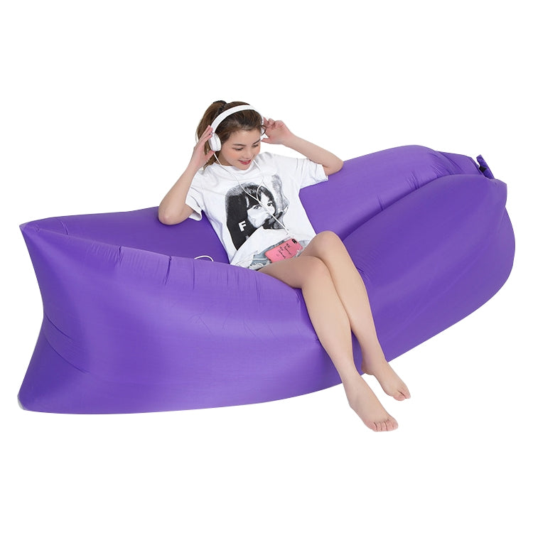 Outdoor Portable Lazy Water Inflatable Sofa Beach Grass Air Bed, Size: 200 x 70cm, 200 x 70cm Sky Blue, 200 x 70cm Black, 200 x 70cm Green, 200 x 70cm Pink, 200 x 70cm Rose Red, 200 x 70cm Sapphire Blue, 200 x 70cm Grass Green, 200 x 70cm Red          ...