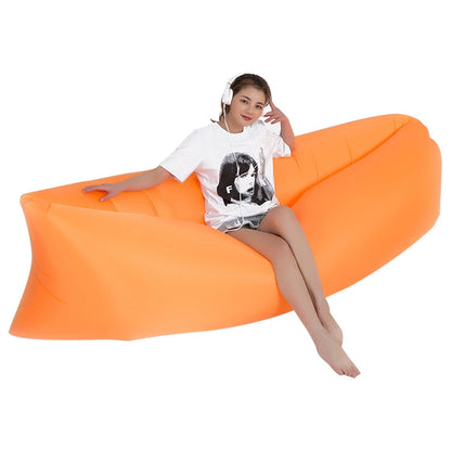 Outdoor Portable Lazy Water Inflatable Sofa Beach Grass Air Bed, Size: 200 x 70cm, 200 x 70cm Sky Blue, 200 x 70cm Black, 200 x 70cm Green, 200 x 70cm Pink, 200 x 70cm Rose Red, 200 x 70cm Sapphire Blue, 200 x 70cm Grass Green, 200 x 70cm Red          ...