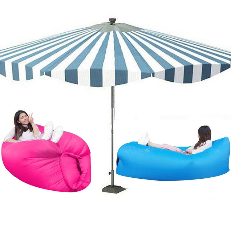 Outdoor Portable Lazy Water Inflatable Sofa Beach Grass Air Bed, Size: 200 x 70cm, 200 x 70cm Sky Blue, 200 x 70cm Black, 200 x 70cm Green, 200 x 70cm Pink, 200 x 70cm Rose Red, 200 x 70cm Sapphire Blue, 200 x 70cm Grass Green, 200 x 70cm Red          ...