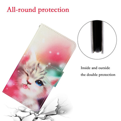 Painted Pattern Horizontal Flip Leathe Case, For iPhone 12/12 Pro