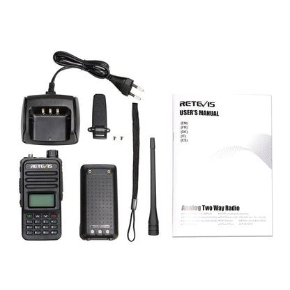 RETEVIS RT85 EU Frequency 136.000-174.000MHz+400.000-470.000MHz 200CHS Dual Band Digital Two Way Radio Handheld Walkie Talkie, RT85 EU Frequency