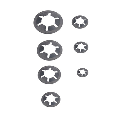 A5706 260 PCS Torx Bearing Clamp Retaining Ring Manganese Steel Quick Speed Locking Washer, A5706