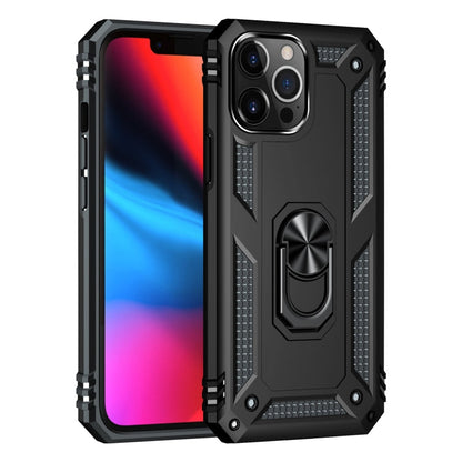 Shockproof TPU + PC Protective Case with 360 Degree Rotating Holder, For iPhone 13 Pro Max