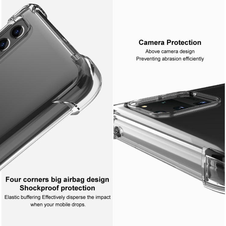 IMAK All-inclusive Shockproof Airbag TPU Case with Screen Protector, For Samsung Galaxy S21 FE 5G, For Motorola Moto G40 Fusion / G60