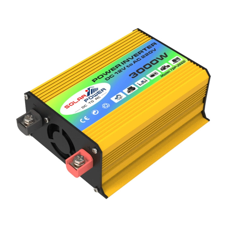 Tang I Generation 12V to 220V 3000W Intelligent Car Power Inverter with Dual USB, 12V to 220V