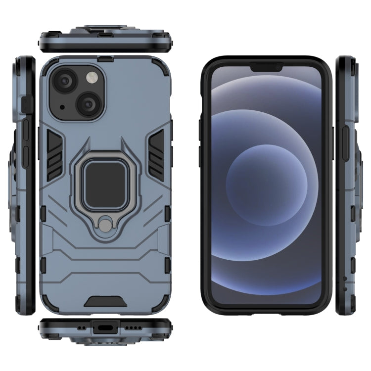Shockproof PC + TPU Protective Case with Magnetic Ring Holder, For iPhone 13 mini, For iPhone 13, For iPhone 13 Pro, For iPhone 13 Pro Max