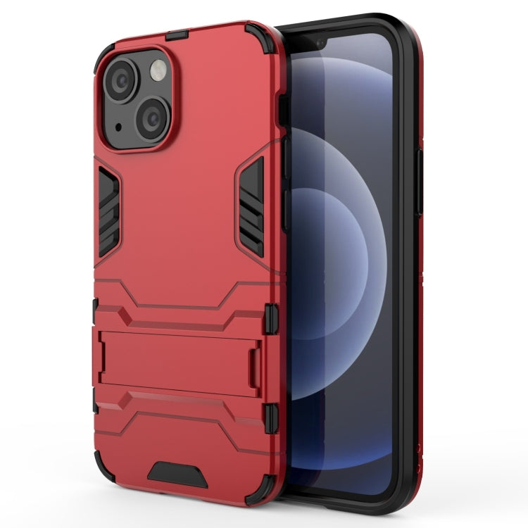 PC + TPU Shockproof Protective Case with Invisible Holder, For iPhone 13 mini, For iPhone 13 Pro, For iPhone 13 Pro Max, For iPhone 13