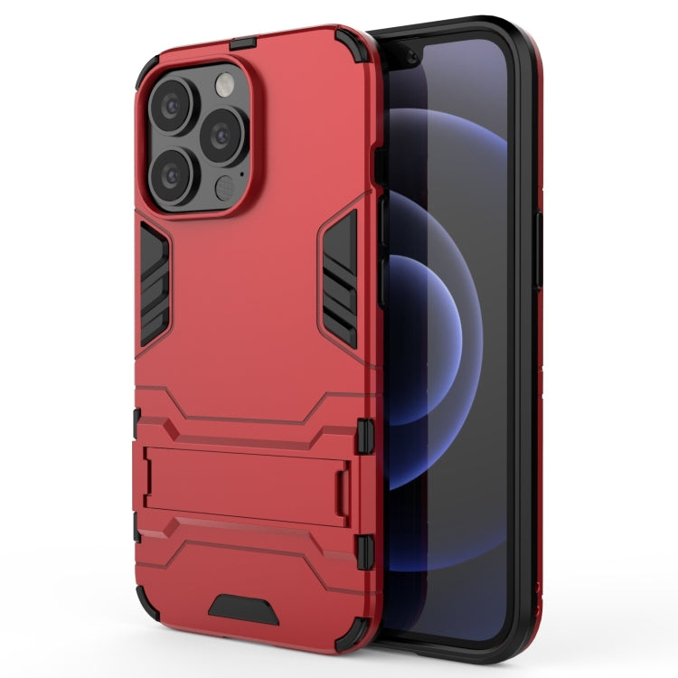 PC + TPU Shockproof Protective Case with Invisible Holder, For iPhone 13 mini, For iPhone 13 Pro, For iPhone 13 Pro Max, For iPhone 13