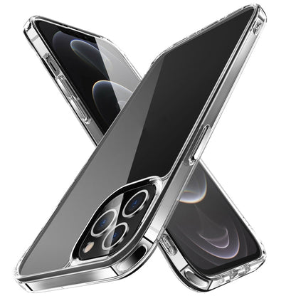 TPU + PC Transparent Shockproof Protective Case, For iPhone 11, For iPhone 11 Pro Max, For iPhone 12 Pro Max, For iPhone 12 Pro, For iPhone 12