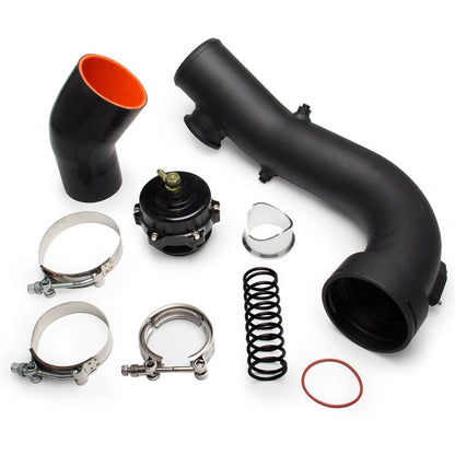 Car Modified 50mm Turbo Intake Pipe Kit for BMW N54 E88 E90, JQG1006-BK