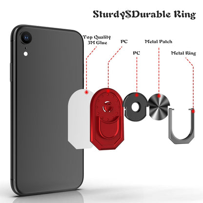 Universal Sticky 360-degree Rotatable Magnetic Ring Holder
