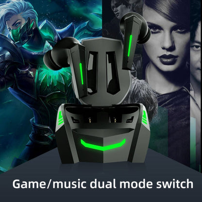 Original Lenovo XT80 TWS Game / Music Dual Mode Bluetooth Earphone with Breathing Light & Charging Box