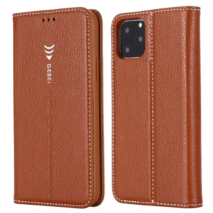 GEBEI PU+TPU Horizontal Flip Protective Case with Holder & Card Slots, For iPhone 11 Pro, For iPhone 11, For iPhone 11 Pro Max, For iPhone XS / X