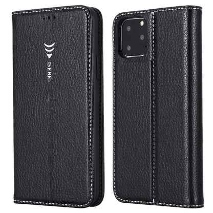 GEBEI PU+TPU Horizontal Flip Protective Case with Holder & Card Slots, For iPhone 11 Pro, For iPhone 11, For iPhone 11 Pro Max, For iPhone XS / X
