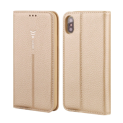 GEBEI PU+TPU Horizontal Flip Protective Case with Holder & Card Slots, For iPhone XR, For iPhone XS Max