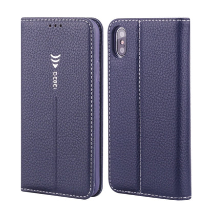 GEBEI PU+TPU Horizontal Flip Protective Case with Holder & Card Slots, For iPhone XR, For iPhone XS Max