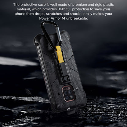 Ulefone Multifunctional TPU + PC Protective Case with Back Clip & Carabiner, For Ulefone Power Armor 14