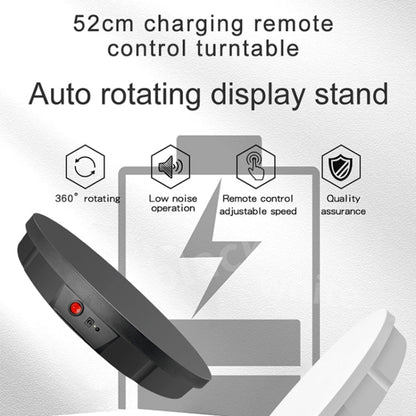 52cm Remote Control Electric Rotating Turntable Display Stand Video Shooting Props Turntable, Charging Power, 52cm, Charging Power,US Plug, 52cm, Charging Power,EU Plug, 52cm, Charging Power,AU Plug, 52cm, Charging Power,UK Plug                        ...