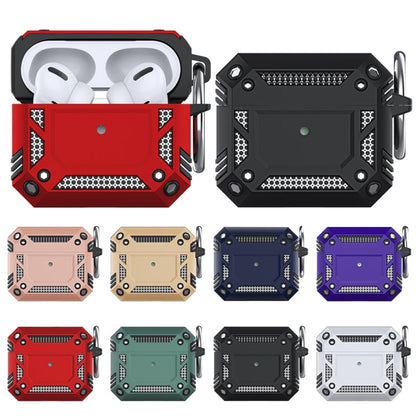 TPU + PC Anti-fall Earphones Case with Hook, For AirPods 3