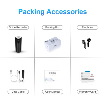 Q51 Intelligent HD Noise Reduction Remote Voice Control Recorder, 4GB, 8GB, 16GB