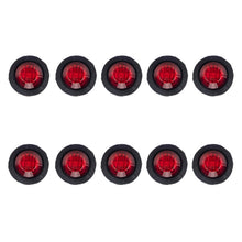 10 in 1 Truck Trailer LED Round Side Marker Lamp, A5010 Red Light, A5011 Amber Light, A5012 White Light, A5013 Red + Amber Light