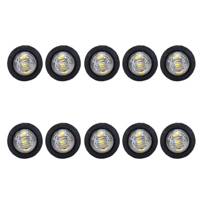 10 in 1 Truck Trailer LED Round Side Marker Lamp, A5010 Red Light, A5011 Amber Light, A5012 White Light, A5013 Red + Amber Light
