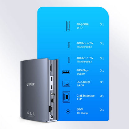 ORICO TB3-S3 Thunderbolt 3 Docking Station, TB3-S3