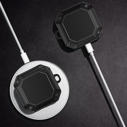 Mecha Hardware Earphone Protective Case with Hook, For Samsung Galaxy Buds 2 / Buds Pro / Buds Live / Buds 2 Pro, For AirPods 3, For AirPods 2 / 1