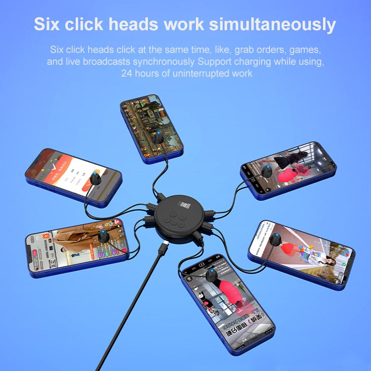 G30 Universal Digital Display Like Device Mobile Phone Automatic Screen Clicker, G30 One Machine with Five Head, G30 One Machine with One Head, G30 One Machine with Two Head, G30 G30 One Machine with Three Head, G30 One Machine with Four Head          ...