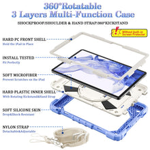 Contrast Color Robot Silicone + PC Tablet Case, For Samsung Galaxy Tab S8 / Tab S7