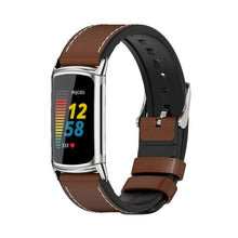 Mijobs TPU + Leather Watch Band