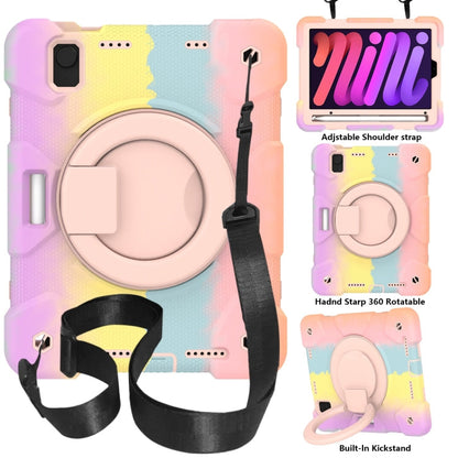 Silicone + PC Full Body Protection Tablet Case With Holder & Strap, For iPad mini 2021, For iPad mini 4 2015/mini 2019, For Samsung Galaxy Tab A 8.0 2019