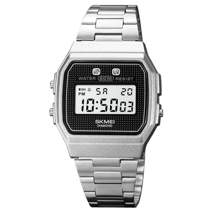 SKMEI 1952 Resin Mirror ABS Case Waterproof Electronic Watch