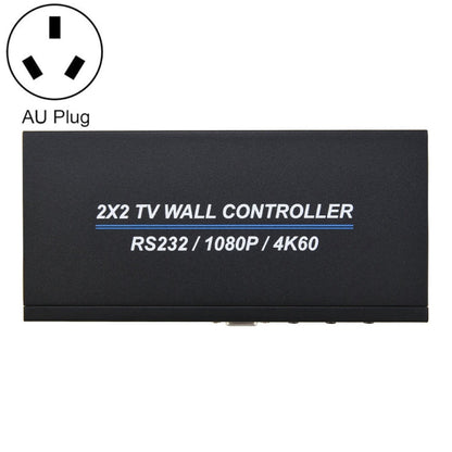 BT100 4K 60Hz 1080P 2 x 2 TV Wall Controller, US Plug, EU Plug, UK Plug, AU Plug